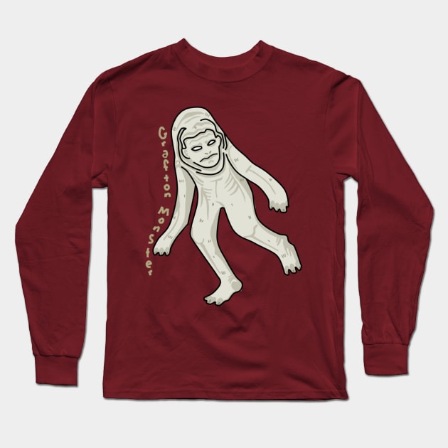 Grafton Monster- Hairless Horror Long Sleeve T-Shirt by Ballyraven